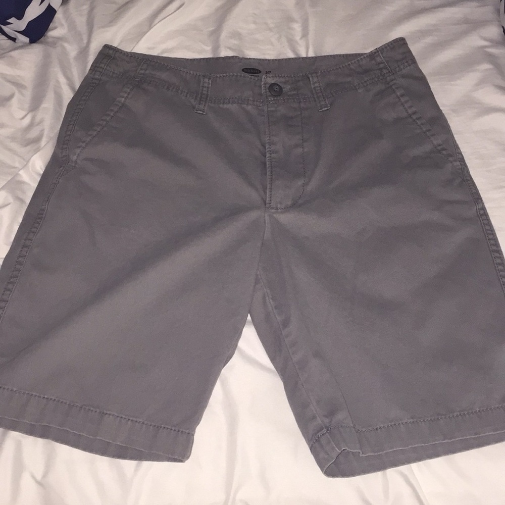 Grey khaki shorts